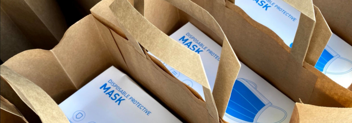 MeOut helps - mask donation to support schools