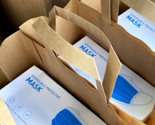 MeOut helps - mask donation to support schools